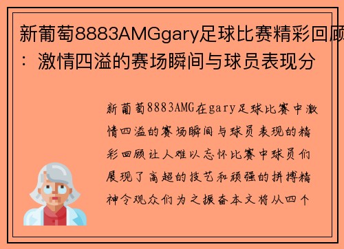 新葡萄8883AMGgary足球比赛精彩回顾：激情四溢的赛场瞬间与球员表现分析